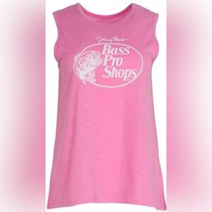 Bass Pro Shops Pink Logo Tank Top